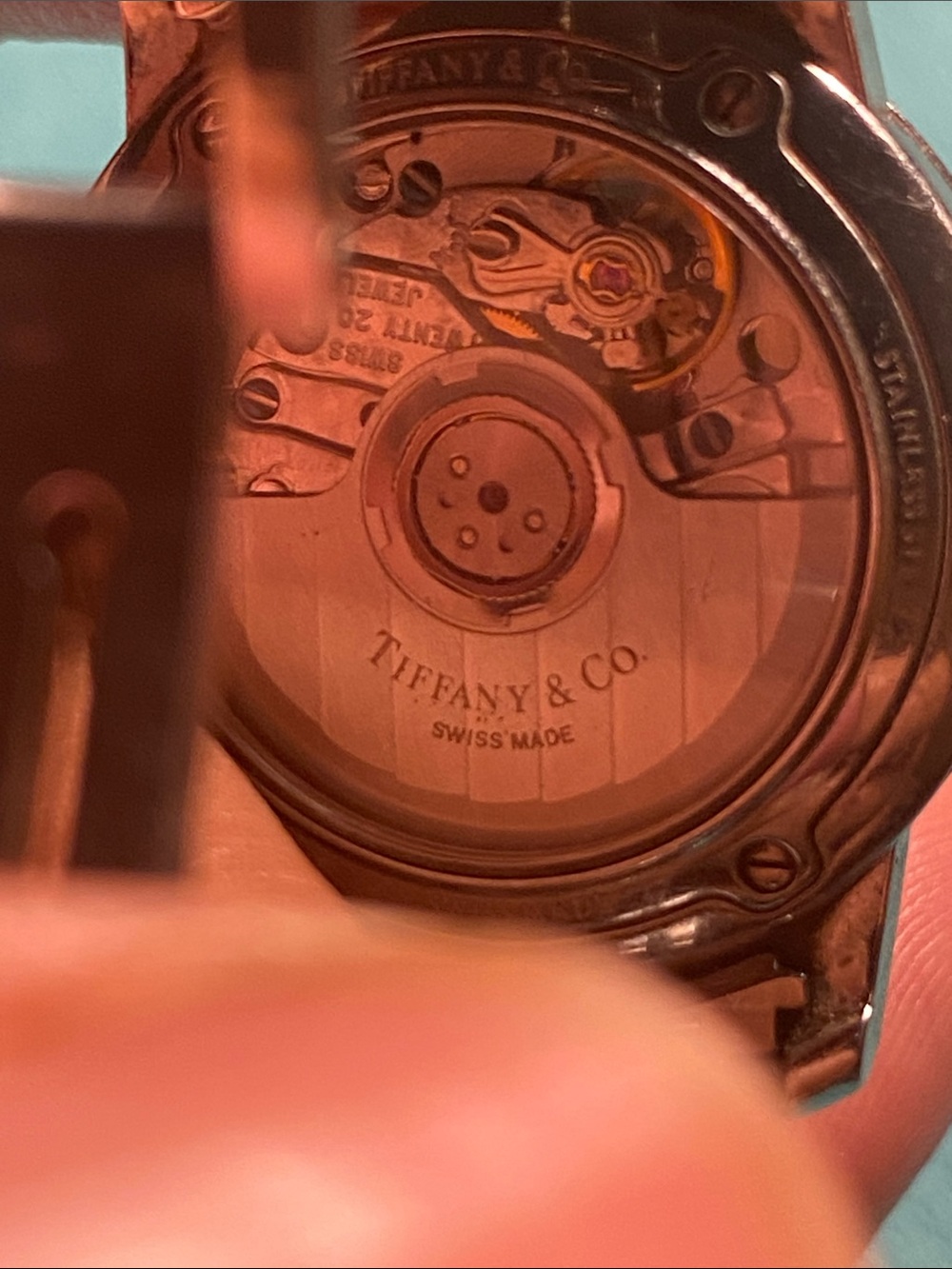 Tiffany & Co. Stainless Steel Roman Numeral Mark Bracelet Watch - Picture 7 of 7